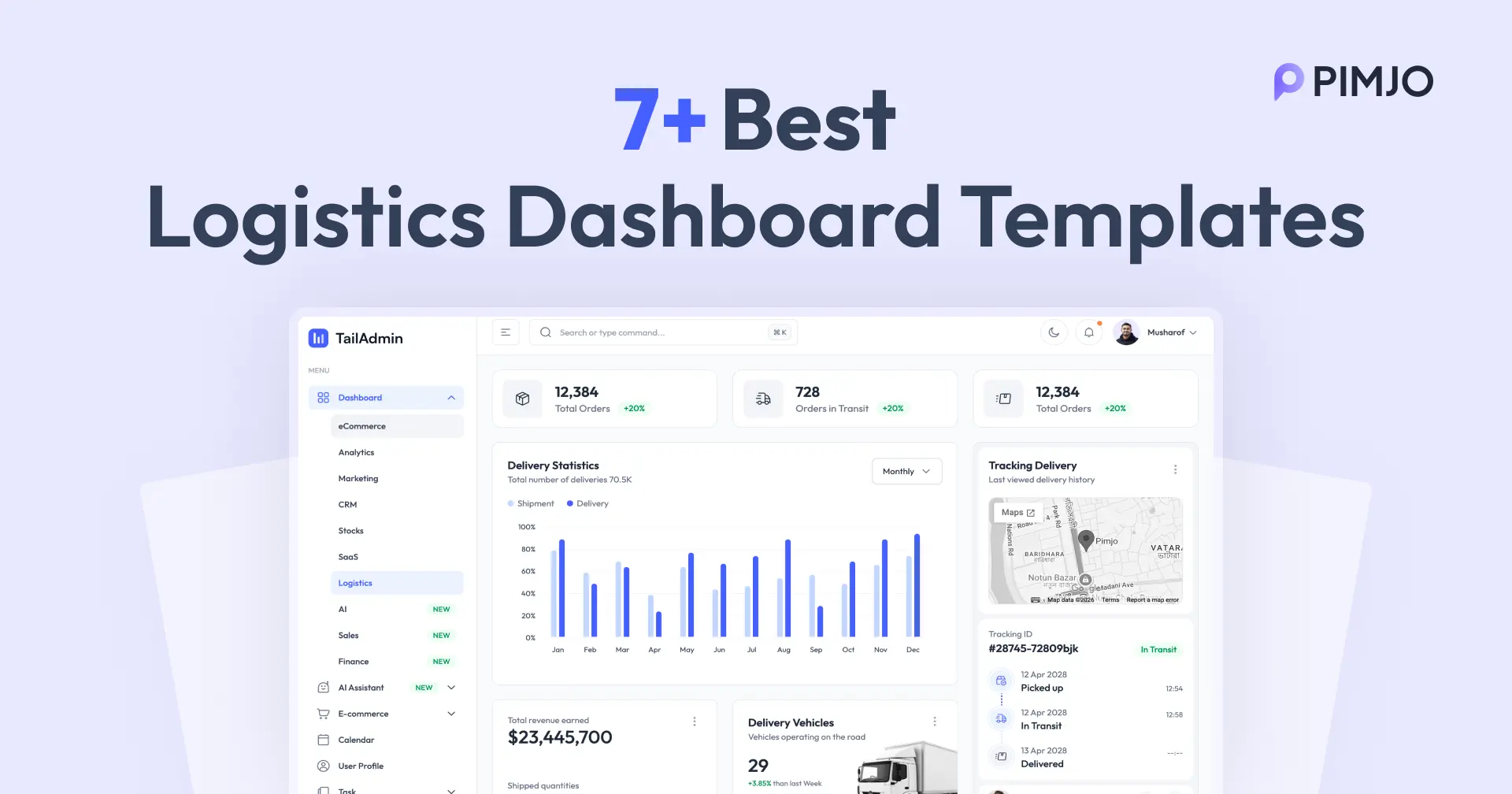 7+ Best Logistics Dashboard Templates for 2026