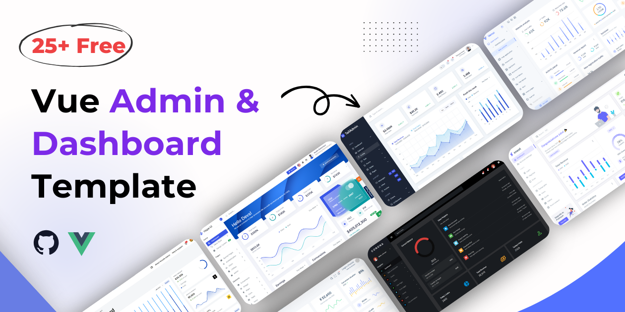 25+ Free Vue Admin & Dashboard Template of 2024